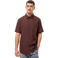 Jack Wolfskin EL Dorado Shirt Men Kurzarm Wanderhemd Herren L braun dark mahogany check von Jack Wolfskin