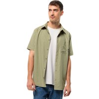 Jack Wolfskin EL Dorado Shirt Men Kurzarm Wanderhemd Herren S braun bay leaf check von Jack Wolfskin