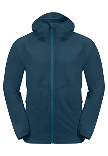 Jack Wolfskin Herren Emberberg 3L Jacke, 1274 Dark sea, M von Jack Wolfskin