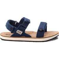 Jack Wolfskin Ecostride 2 Sandal Men Nachhaltige Trekkingsandale Herren 40.5 blau blue / cork von Jack Wolfskin