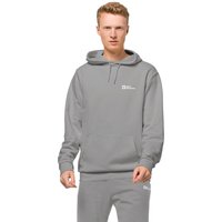 Jack Wolfskin Essential Hoodie Men Hoodie aus Bio-Baumwolle Herren L grey Rainstorm Jack Wolfskin Essential Hoodie Men Hoodie aus Bio-Baumwolle Herren L grey Rainstorm von Jack Wolfskin