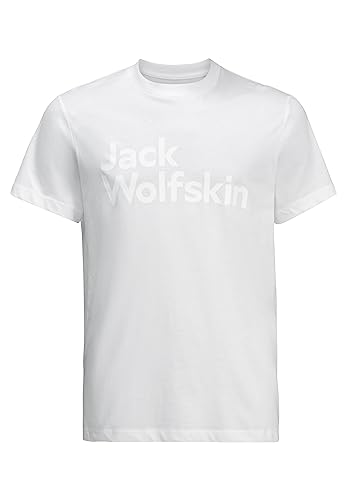 Jack Wolfskin Essential Logo T M White M von Jack Wolfskin