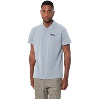 Jack Wolfskin Essential Polo Men Poloshirt Herren M soft blue soft blue von Jack Wolfskin