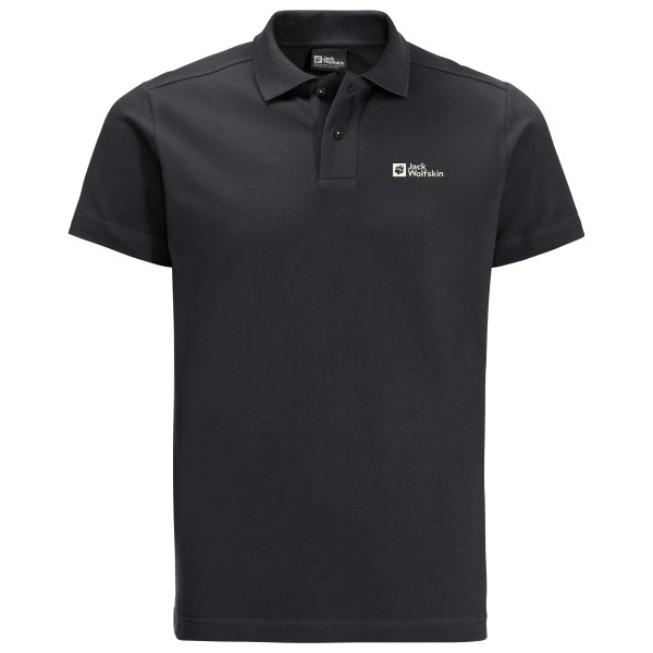 Jack Wolfskin - Essential Polo - Polo-Shirt Gr L schwarz von Jack Wolfskin