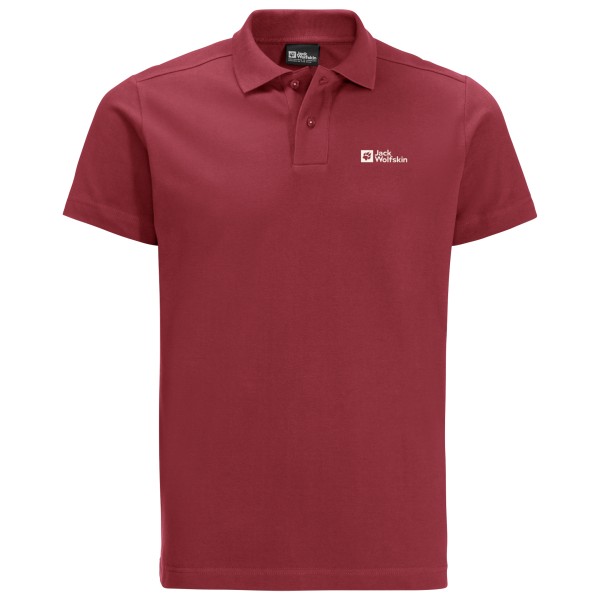 Jack Wolfskin - Essential Polo - Polo-Shirt Gr XXL rot von Jack Wolfskin