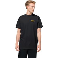 Jack Wolfskin Essential T-Shirt Men Herren T-shirt aus Bio-Baumwolle M schwarz black von Jack Wolfskin