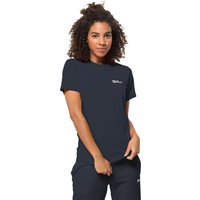 Jack Wolfskin Essential T-Shirt Women T-Shirt aus Bio-Baumwolle Damen XS blue night blue von Jack Wolfskin