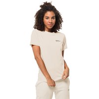 Jack Wolfskin Essential T-Shirt Women T-Shirt aus Bio-Baumwolle Damen XS beige panna cotta von Jack Wolfskin