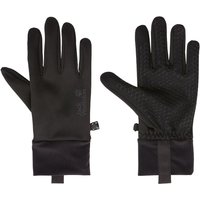 Jack Wolfskin Extensive Glove Griffige Stretchfleece-Handschuhe XS black black von Jack Wolfskin