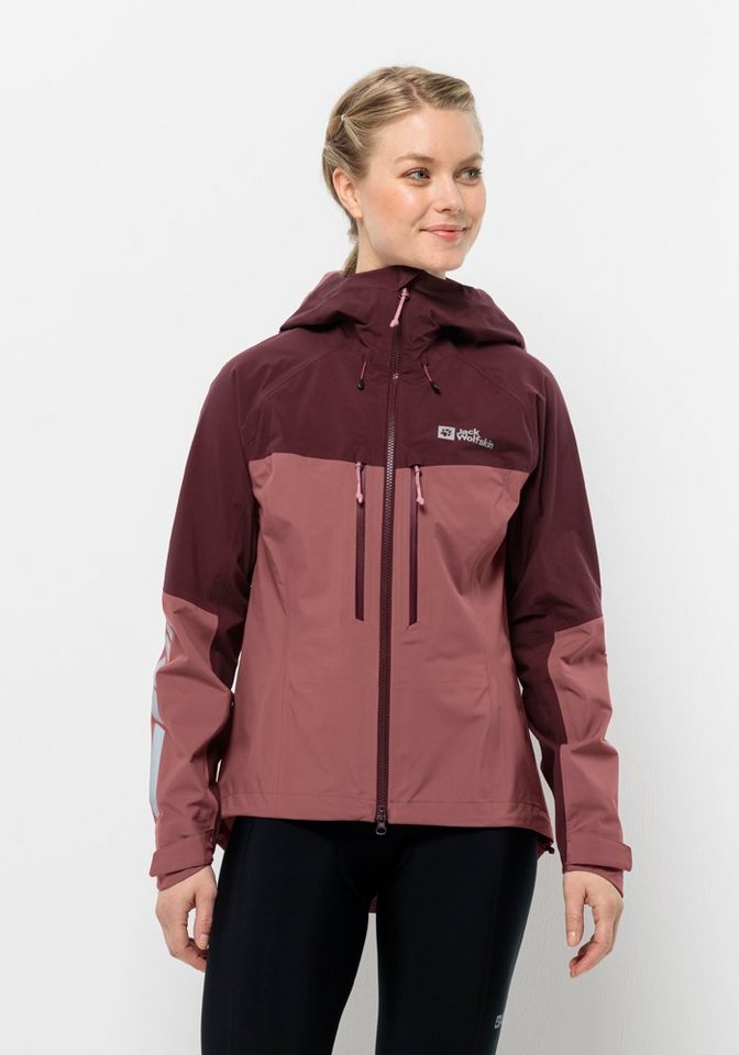 Jack Wolfskin Fahrradjacke MOROBBIA 3L JKT W von Jack Wolfskin