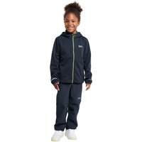 Jack Wolfskin Feldberg Hooded Jacket Kids Softshelljacke Kinder 140 blau night blue von Jack Wolfskin