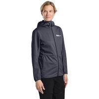 Jack Wolfskin Feldberg Hoody Women Softshelljacke Damen M grey Graphite von Jack Wolfskin