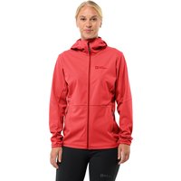 Jack Wolfskin Feldberg Hoody Women Softshelljacke Damen M rot vibrant red von Jack Wolfskin