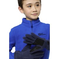 Jack Wolfskin Fleece Glove Kids Fleece-Handschuhe Kinder 128 blau night blue von Jack Wolfskin