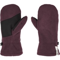 Jack Wolfskin Fleece Mitten Kids Fleece-Fäustlinge Kinder 128 purple amaranth von Jack Wolfskin