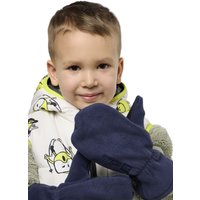 Jack Wolfskin Fleece Mitten Kids Fleece-Handschuhe Kinder 116 blau night blue von Jack Wolfskin