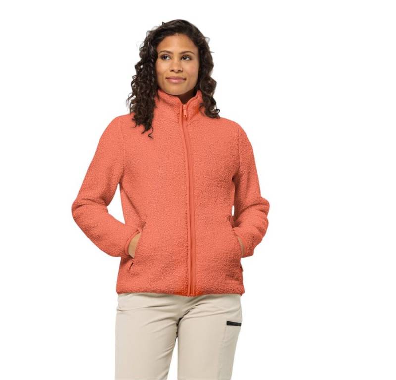 Jack Wolfskin Fleecejacke High Curl (Sherpafleece, warm, atmungsaktiv) amberbraun Damen von Jack Wolfskin