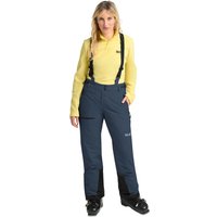 Jack Wolfskin Flowline Pro 2L Ins Pants Women Skihose mit Hosenträger und RECCO® Ortungssystem Damen XS blue midnight sky von Jack Wolfskin