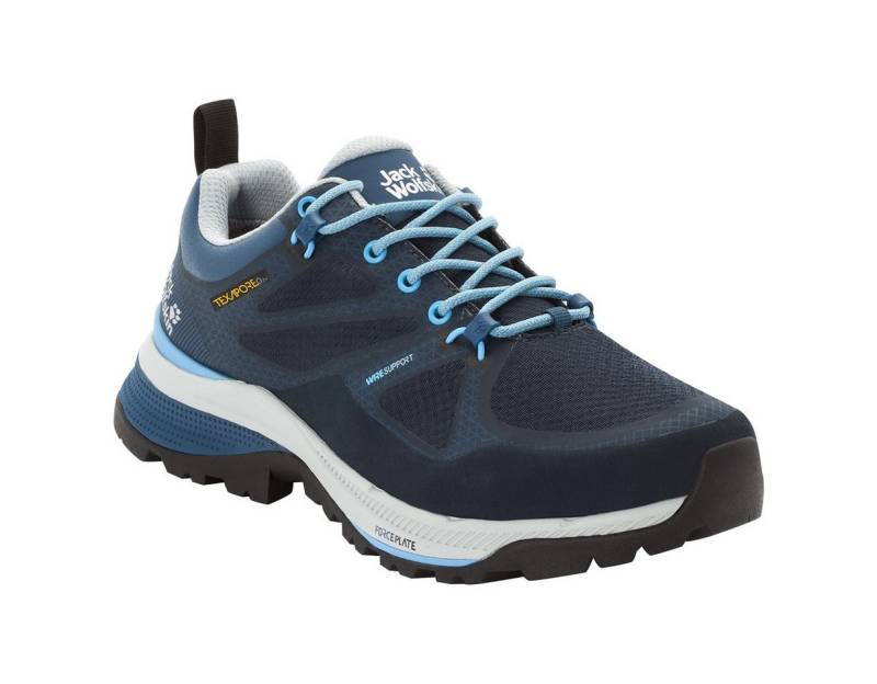 Jack Wolfskin Force Striker Low Texapore wasserdicht dunkelblau Damen Wanderschuh von Jack Wolfskin