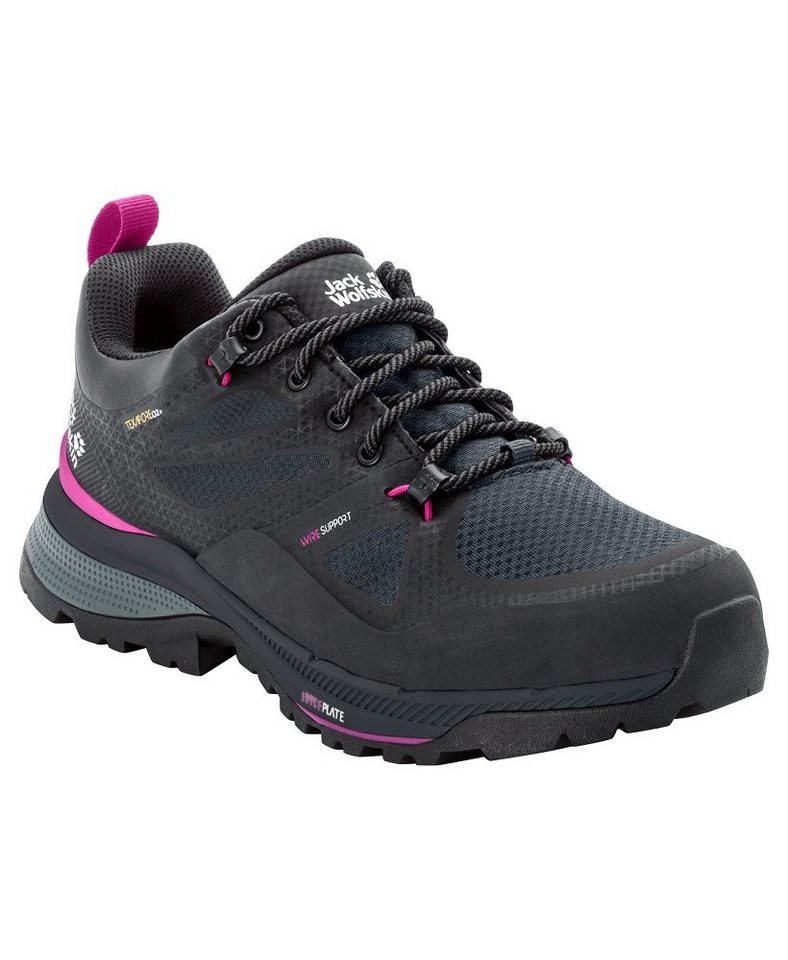 Jack Wolfskin Force Striker Low Texapore wasserdicht phantomgrau Damen Wanderschuh von Jack Wolfskin