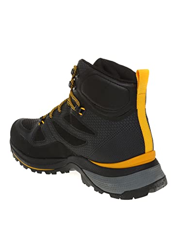 Jack Wolfskin Herren Force Striker Texapore Mid M Cross Laufschuh, Black Burly Yellow Xt, 43 EU von Jack Wolfskin