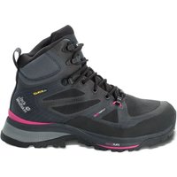 Jack Wolfskin Force Trekker Texapore Mid Women Wasserdichte Trekkingschuhe Damen 39 schwarz black / pink von Jack Wolfskin