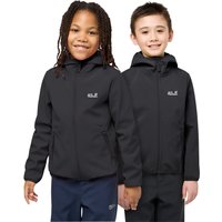 Jack Wolfskin Fourwinds Jacket Kids Softshelljacke Kinder 140 black black von Jack Wolfskin