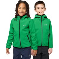 Jack Wolfskin Fourwinds Jacket Kids Softshelljacke Kinder 140 green mystic green von Jack Wolfskin