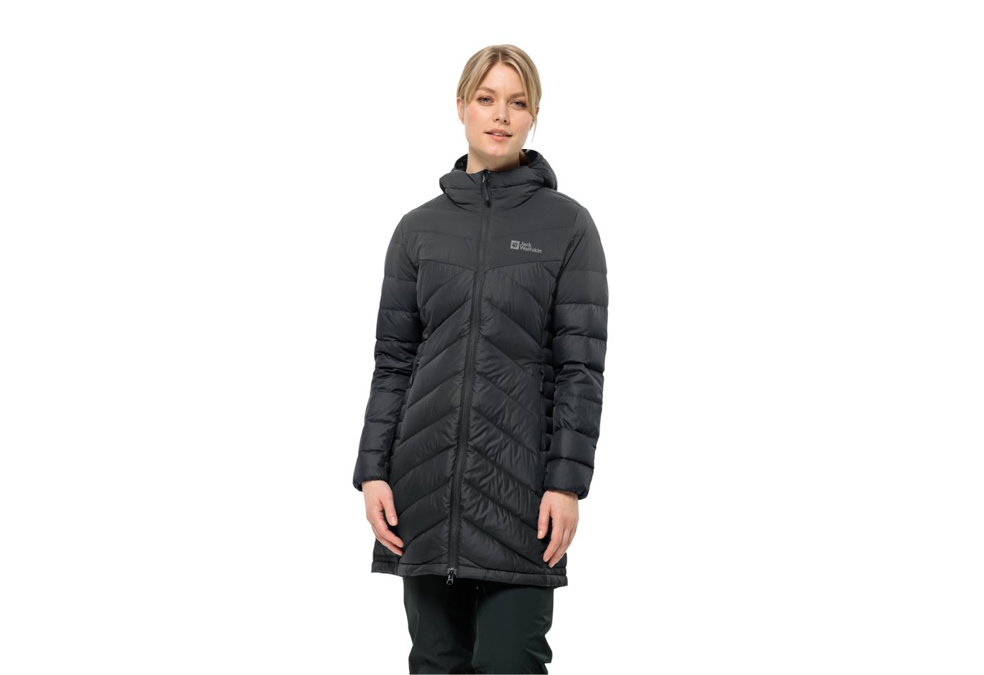 Jack Wolfskin Daunenjacke TUNDRA DOWN COAT W aus recycelten Materialien und nachhaltig erzeugten Daunen von Jack Wolfskin