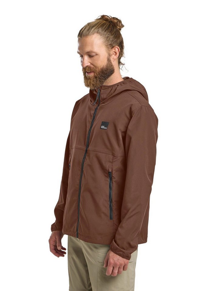 Jack Wolfskin Funktionsjacke Windjacke Terracade (winddicht, wasserabweisend) braun Herren von Jack Wolfskin