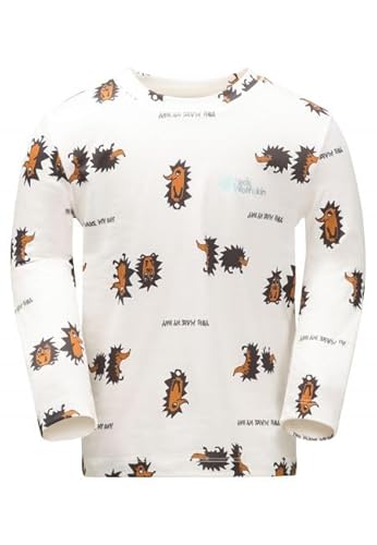 Jack Wolfskin GLEELY Print Longsleeve K Cotton White Allover 128 von Jack Wolfskin