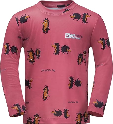 Jack Wolfskin GLEELY Print Longsleeve K Soft pink 51 104 von Jack Wolfskin