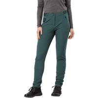 Jack Wolfskin Geigelstein Slim Pants Women Softshell-Wanderhose Damen 36 sea green sea green von Jack Wolfskin