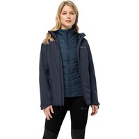 Jack Wolfskin Glaabach 3in1 Jacket Women 3 in 1 Jacke Damen M blau night blue von Jack Wolfskin