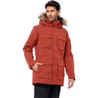 Jack Wolfskin Glacier Canyon Parka Wasserdichter Wintermantel Herren L red intense rust von Jack Wolfskin