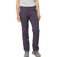 Jack Wolfskin Glastal Pants Women Softshell-Wanderhose Damen 34 dark grape dark grape von Jack Wolfskin