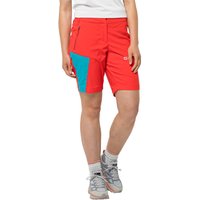 Jack Wolfskin Glastal Shorts Women Kurze Softshellhose Damen 40 tango orange tango orange von Jack Wolfskin