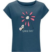 Jack Wolfskin Good Day T-Shirt Girls Nachhaltiges T-Shirt Kinder 92 dark sea dark sea von Jack Wolfskin