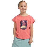 Jack Wolfskin Graphic Girls T-Shirt T-Shirt aus Bio-Baumwolle Kinder 128 multi color PRINT sunset coral von Jack Wolfskin