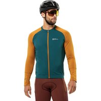 Jack Wolfskin Gravex FZ L/S Men Fahrrad-Funktionsshirt Herren S emerald emerald von Jack Wolfskin