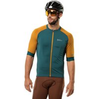 Jack Wolfskin Gravex FZ S|S Men Fahrrad-Funktionsshirt Herren L green Emerald von Jack Wolfskin