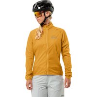 Jack Wolfskin Gravex Wind Jacket Women Fahrrad-Softshelljacke Damen XXL orange Curry von Jack Wolfskin