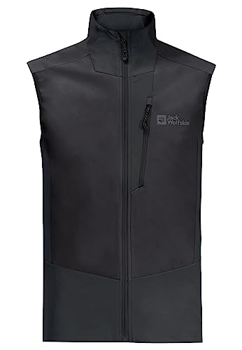 Jack Wolfskin Herren Alpspitze Weste Stretchweste - Phantom - XL von Jack Wolfskin
