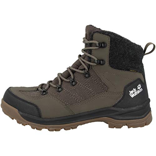 Jack Wolfskin Herren Aspen Texapore MID M Schneestiefel, Coconut Brown/Black, 43 EU von Jack Wolfskin