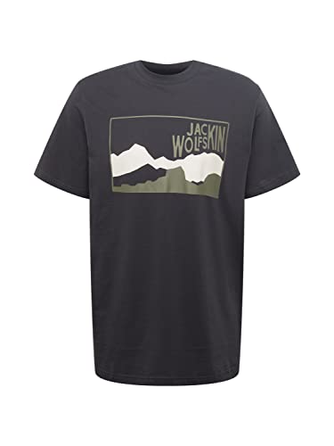 Jack Wolfskin Herren Ausblick T-Shirt, Phantom, M von Jack Wolfskin