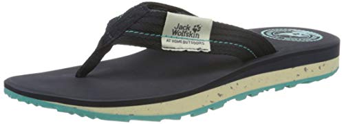 Jack Wolfskin Herren BEACHSTER M Zehentrenner, Blau (Dark Blue/Light Blue 1179), 43 EU von Jack Wolfskin