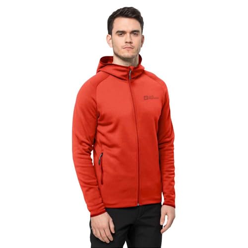 Jack Wolfskin Herren Baiselberg Fleecejacke, Strong Red, L Jack Wolfskin Herren Baiselberg Fleecejacke, Strong Red, L von Jack Wolfskin