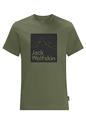 Jack Wolfskin Herren Brand T-Shirt, Greenwood, M von Jack Wolfskin