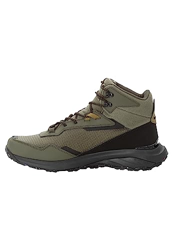 Jack Wolfskin Herren DROMOVENTURE Texapore MID M Sneaker, Island Moss, 39.5 EU von Jack Wolfskin