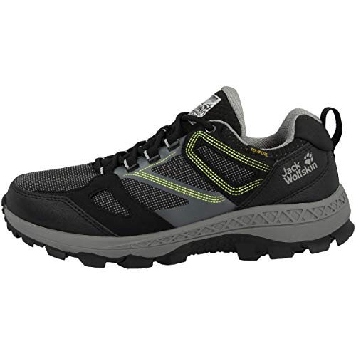 Jack Wolfskin Herren Downhill Texapore Low M Outdoorschuhe, Black/Lime, 40.5 EU von Jack Wolfskin